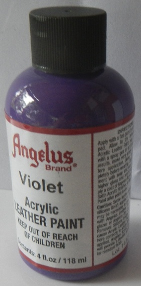 Angelus Acrylic Paint Violet 118ml Angelus Glass Paint Turquoise